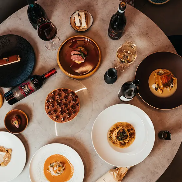 Dressage gastronomique plat restauant Le metro